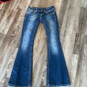 Juniors size 24 miss me flare jeans